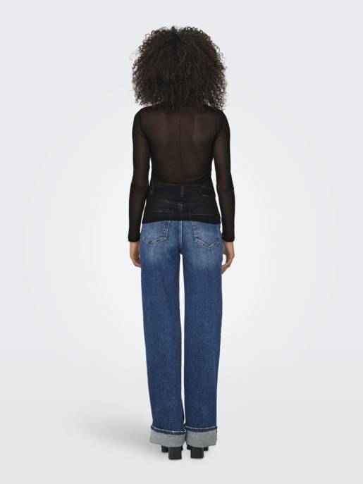 ONLY ONLERICA L/S HIGH NECK TOP JRS