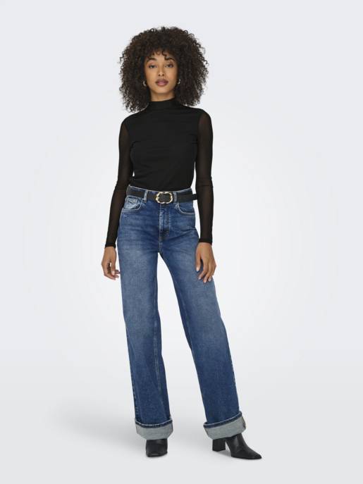 ONLY ONLERICA L/S HIGH NECK TOP JRS