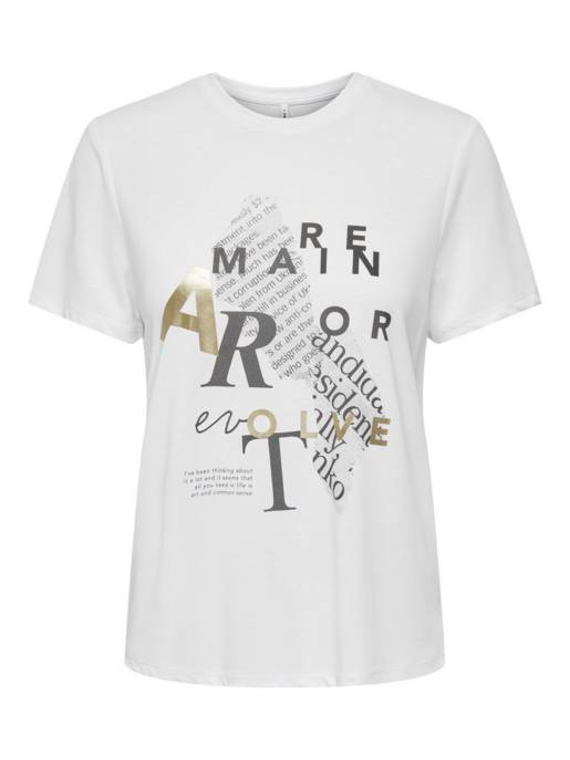 ONLY ONLFREE LIFE REG S/S LEAF TOP BOX J