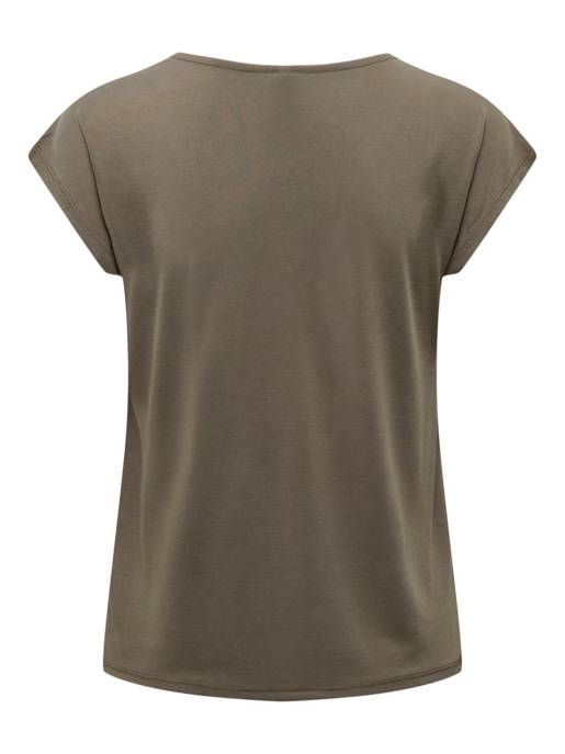 ONLY ONLFREE S/S MODAL V-NECK TOP JRS NO