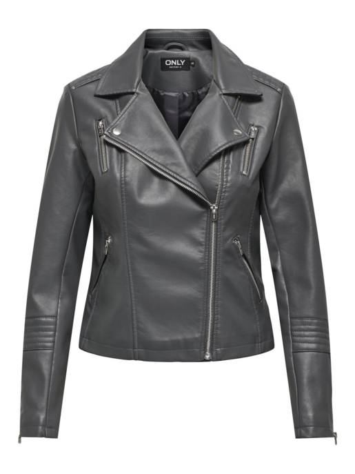 ONLY ONLGEMMA FAUX LEATHER BIKER OTW NOO