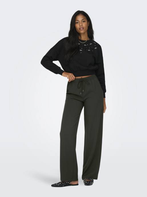 ONLY ONLGINNY HW WIDE PULL-UP PANT OY PN