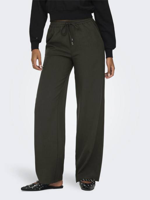 ONLY ONLGINNY HW WIDE PULL-UP PANT OY PN