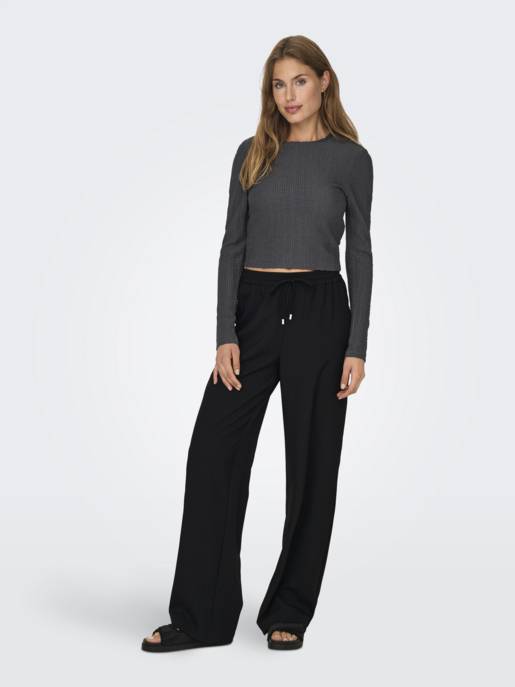 ONLY ONLGINNY HW WIDE PULL-UP PANT OY PN
