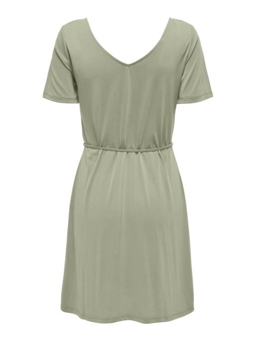 ONLY ONLHANNAH S/S V-NECK DRESS JRS