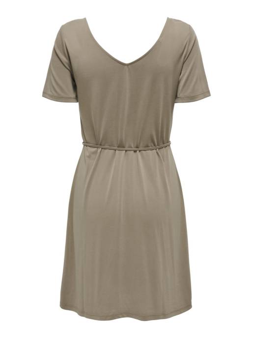ONLY ONLHANNAH S/S V-NECK DRESS JRS
