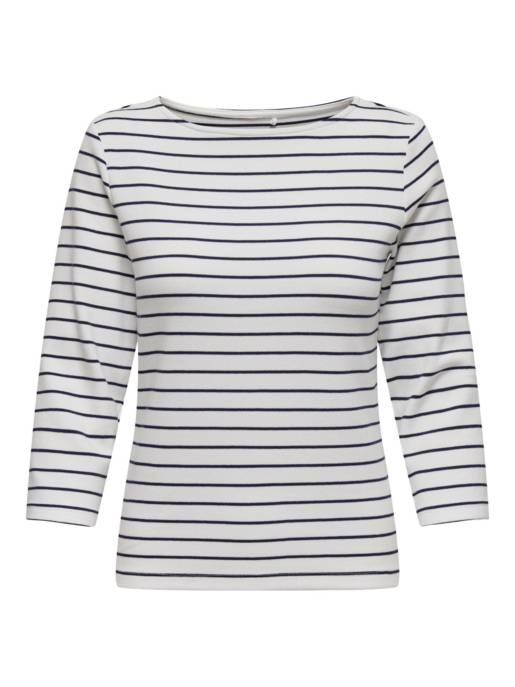 ONLY ONLIBI 3/4 SLEEVE TOP CC SWT