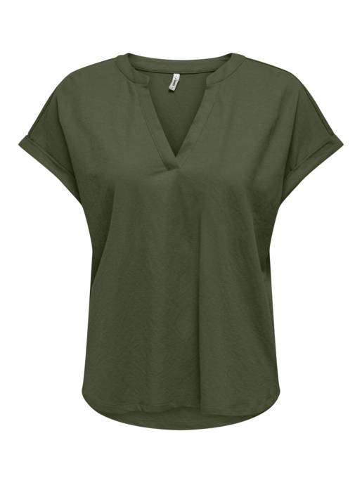 ONLY ONLJANY S/S V-NECK TOP JRS