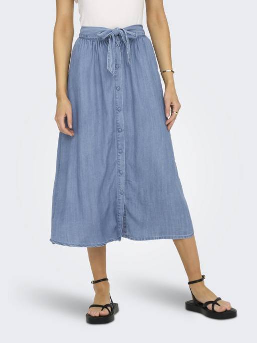ONLY ONLLAIA HW MIDI DNM SKIRT QYT