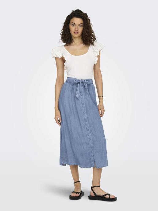 ONLY ONLLAIA HW MIDI DNM SKIRT QYT
