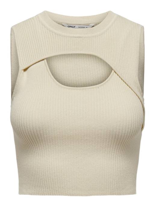 ONLY ONLLIZAN SL PEEK A BOO O-NECK KNT