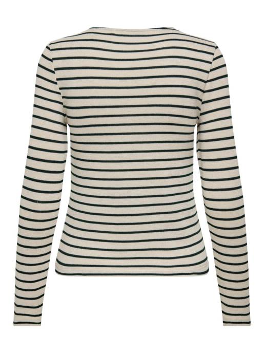 ONLY ONLMANU LIFE L/S U-NECK TOP CC JRS