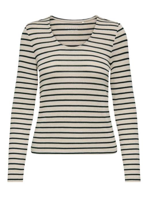 ONLY ONLMANU LIFE L/S U-NECK TOP CC JRS