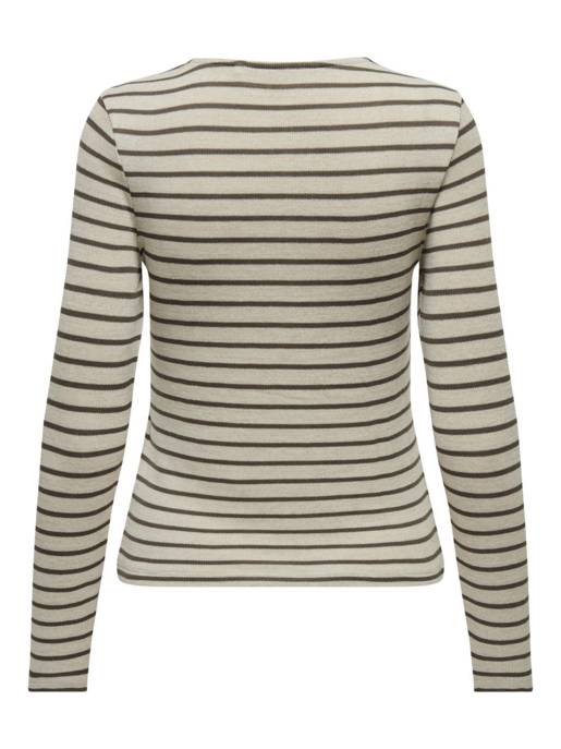 ONLY ONLMANU LIFE L/S U-NECK TOP CC JRS