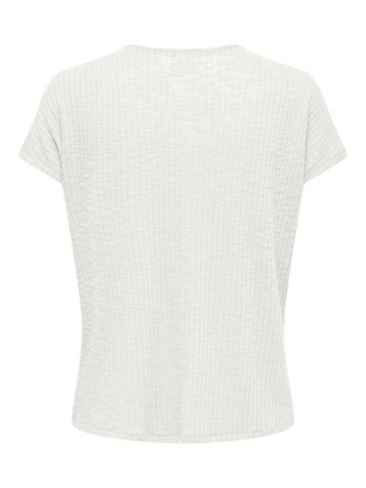 ONLY ONLMILA S/S V-NECK TOP BOX JRS
