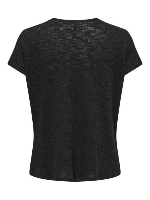 ONLY ONLMILA S/S V-NECK TOP BOX JRS