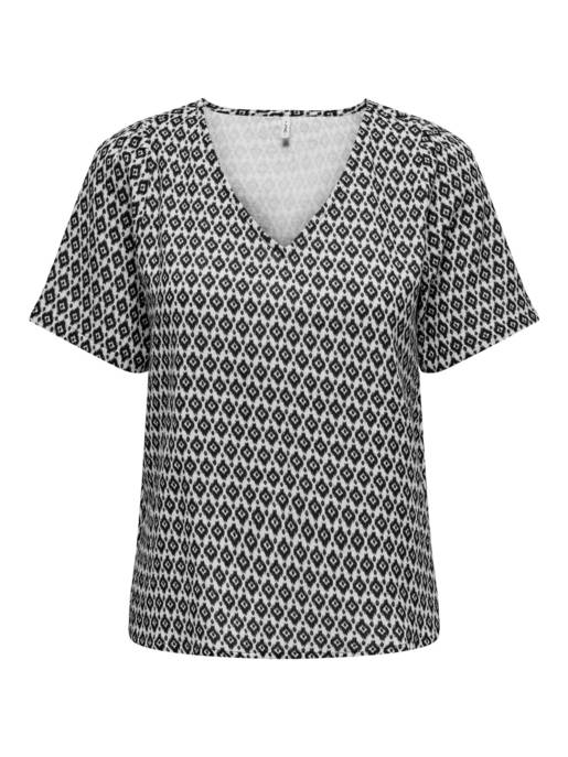 ONLY ONLNORA LIFE S/S V-NECK TOP PTM
