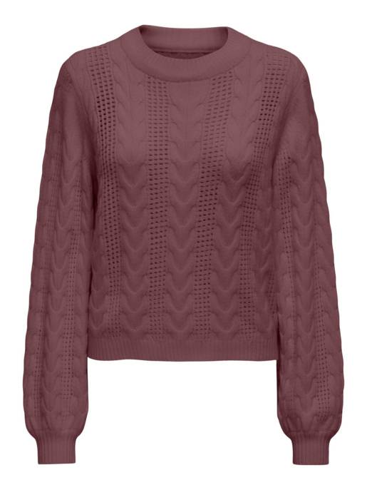 ONLY ONLRUBINA LS CABLE O-NECK NCA KNT