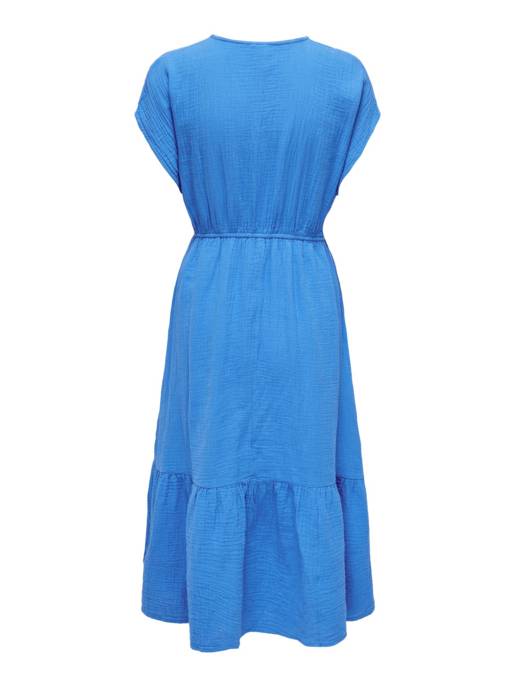 ONLY ONLTHYRA LIFE SS FAKE WRAP MID DRES