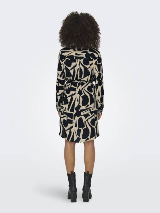 ONLY ONLTIANA LIFE L/S SHIRT DRESS PTM