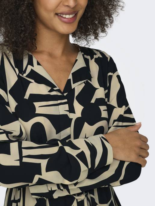 ONLY ONLTIANA LIFE L/S SHIRT DRESS PTM