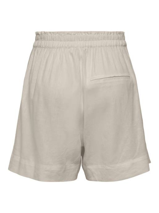 ONLY ONLTOKYO HW LINEN BLEND SHORTS PNT