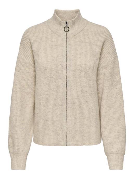 ONLY ONLTOKYO L/S ZIP CARDIGAN KNT