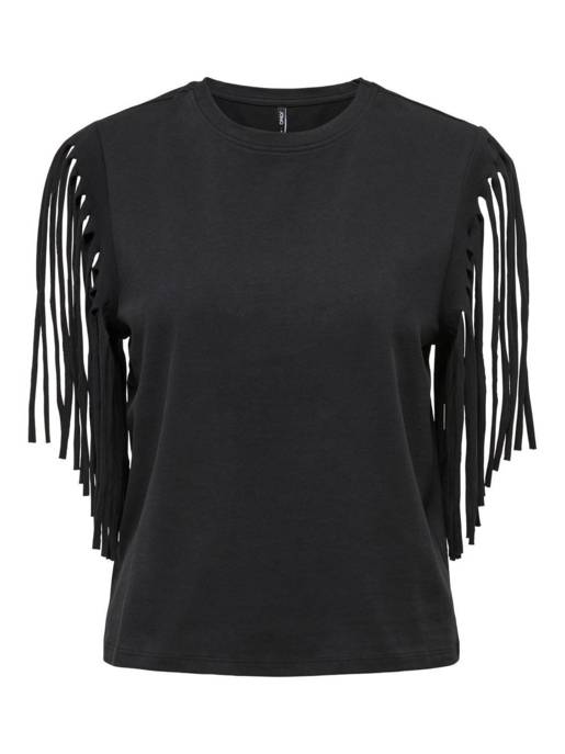 ONLY ONLZINNA S/S FRINGE TOP BOX JRS