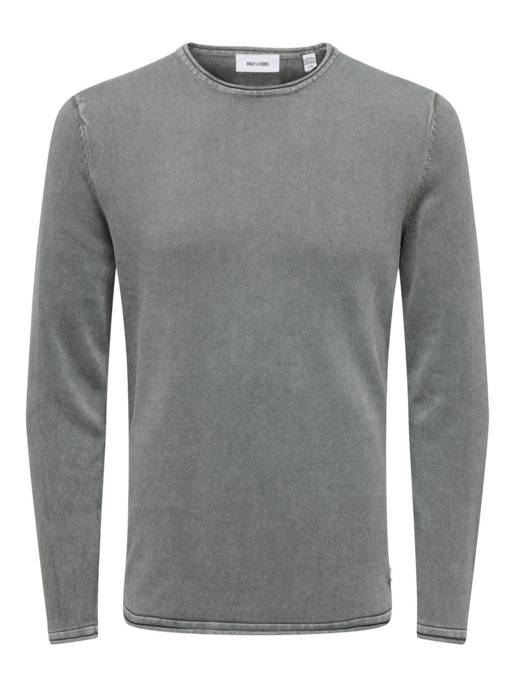 ONLY & SONS ONSGARSON 12 WASH CREW KNIT NOOS