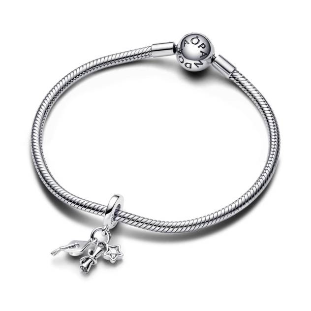 PANDORA Abschluss 2024 Dreifacher Charm-Anhänger