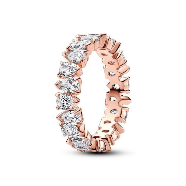 PANDORA Abwechselnd Funkelnder Band-Ring