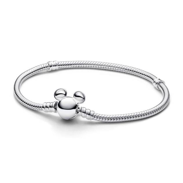 PANDORA Disney snake chain sterling silver brace