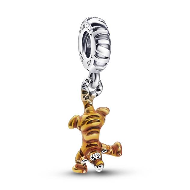 PANDORA Disney Tigger Sterling Silver Dangle Wit