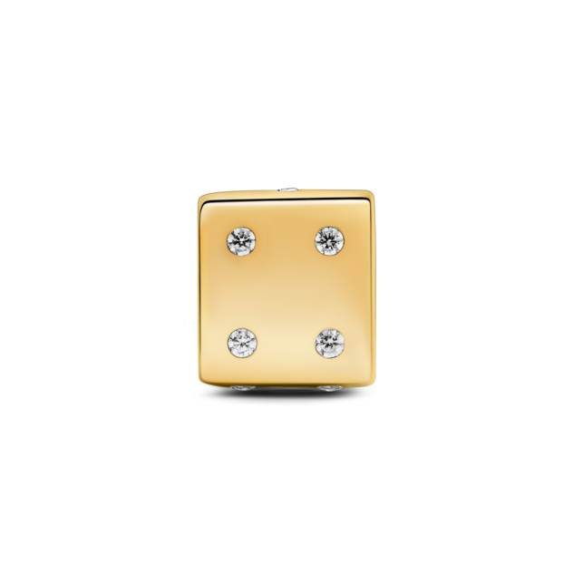 PANDORA Funkelnder Würfel Charm