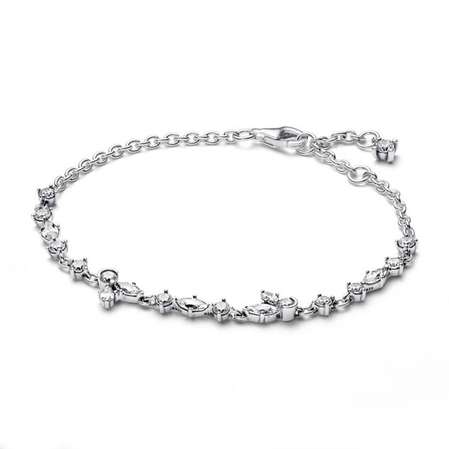 PANDORA Funkelndes Herbarium Cluster Kettenarmband