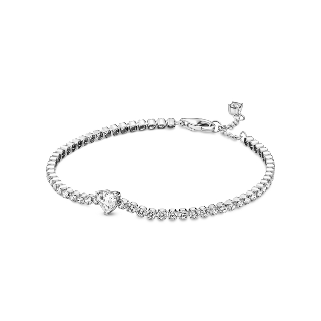 PANDORA Funkelndes Herz Tennisarmband