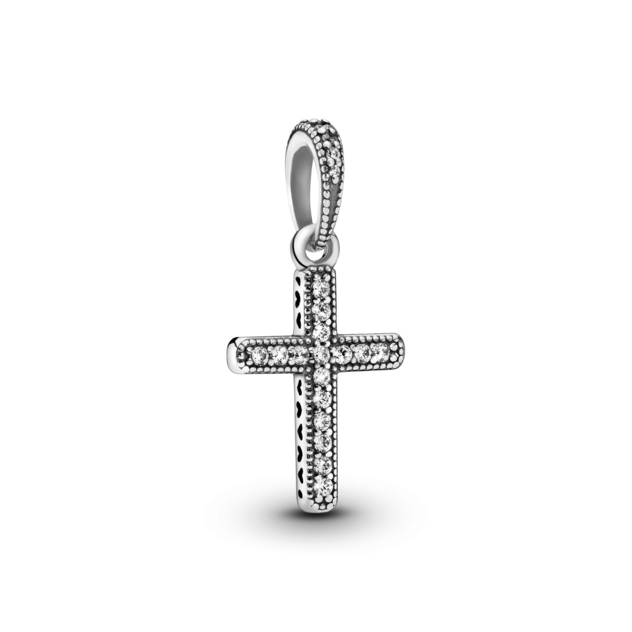 PANDORA Funkelndes Kreuz Anhänger