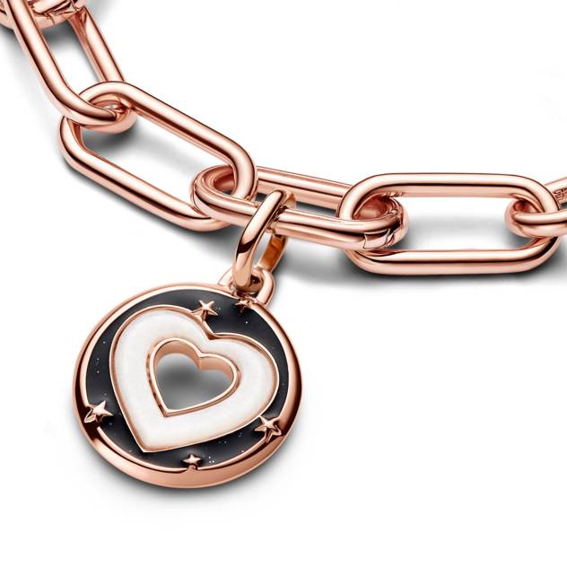 PANDORA Heart 14k Rose Gold-plated Medallion Wit
