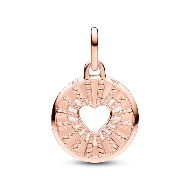 PANDORA Heart 14k Rose Gold-plated Medallion Wit