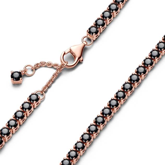 PANDORA Schwarzes Funkelndes Tennisarmband