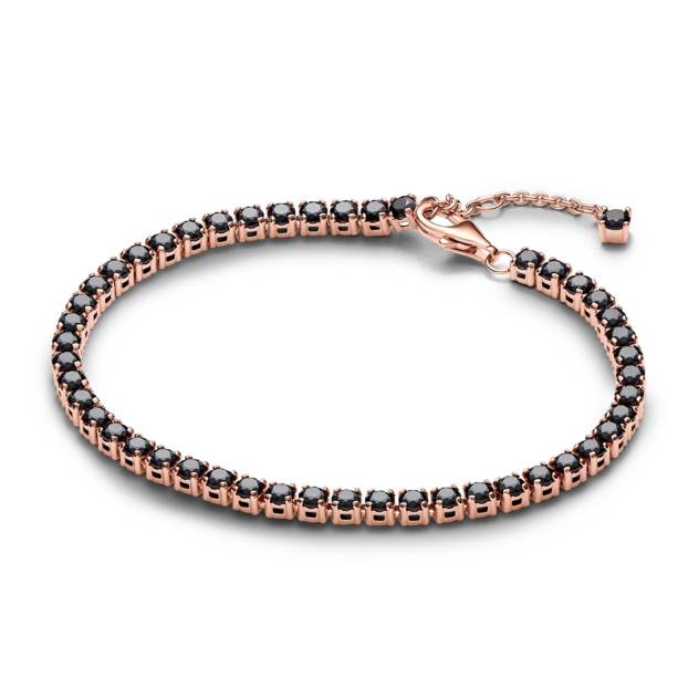 PANDORA Schwarzes Funkelndes Tennisarmband
