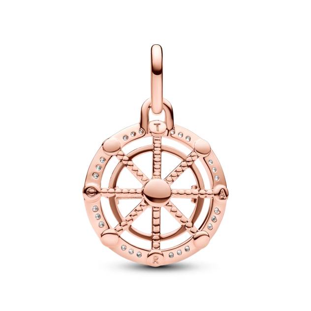 PANDORA Spinning Wheel 14k Rose Gold-plated Meda