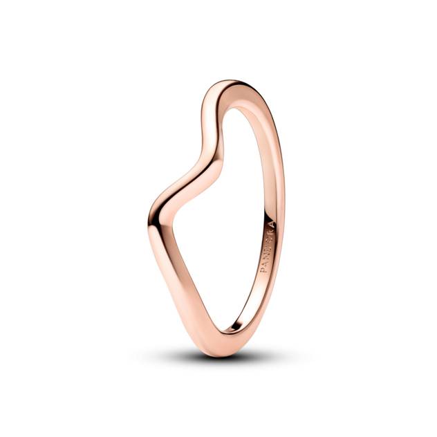 PANDORA Wave 14k Rose Gold-plated Ring