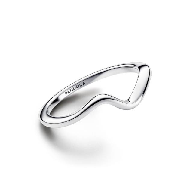 PANDORA Wave sterling silver ring