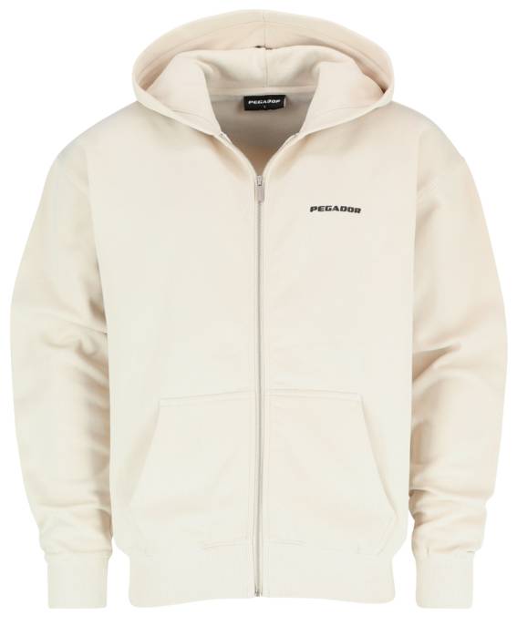 PEGADOR Oversized Sweatjacke mit Logo