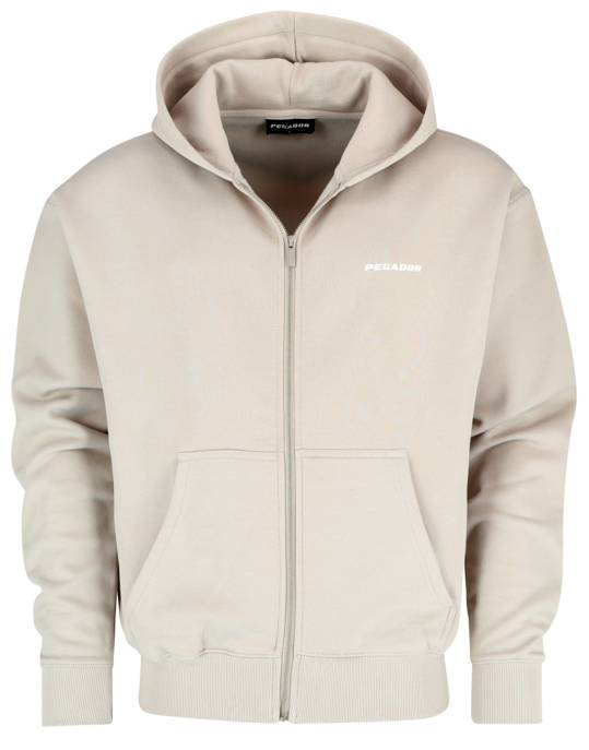 PEGADOR Oversized Sweatjacke mit Logo