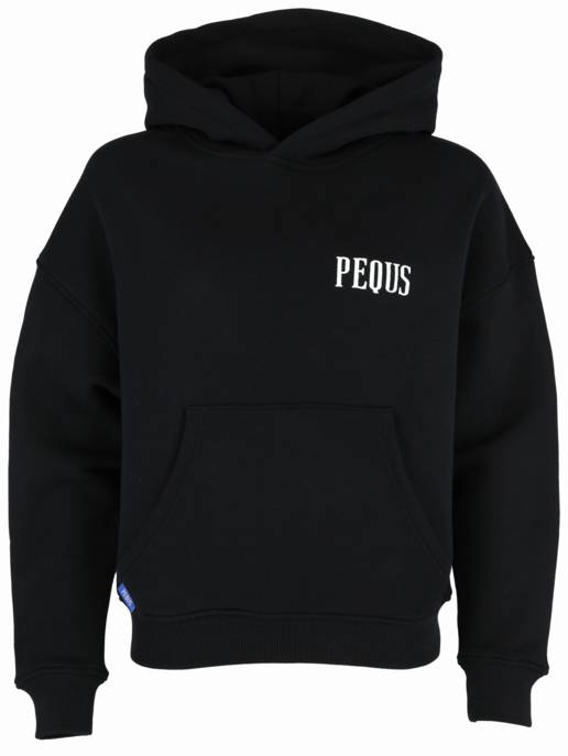 PEQUS Cropped Island of Heartbreaks Pink Hoodie