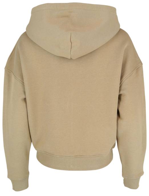 PEQUS Cropped Mythic Logo Zip Hoodie