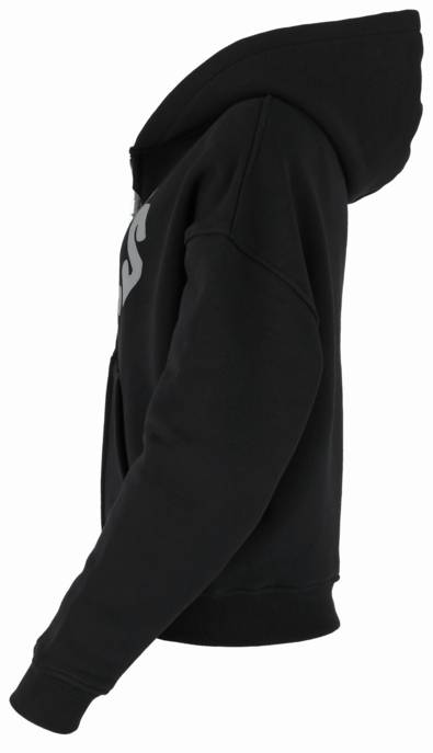 PEQUS Cropped Mythic Logo Zip Hoodie