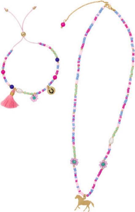 Pferdefreunde Schmuckset (Kette & Armband) - Pferdefre